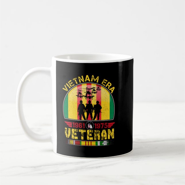Vietnam Era Veteran 1961 - 1975 Kaffeetasse (Links)