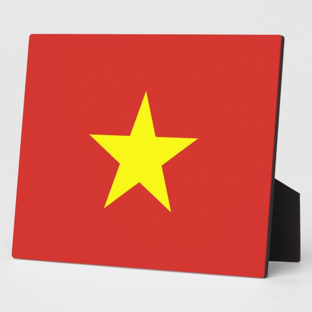 Vietnam Flag Plaque Fotoplatte (Seite)