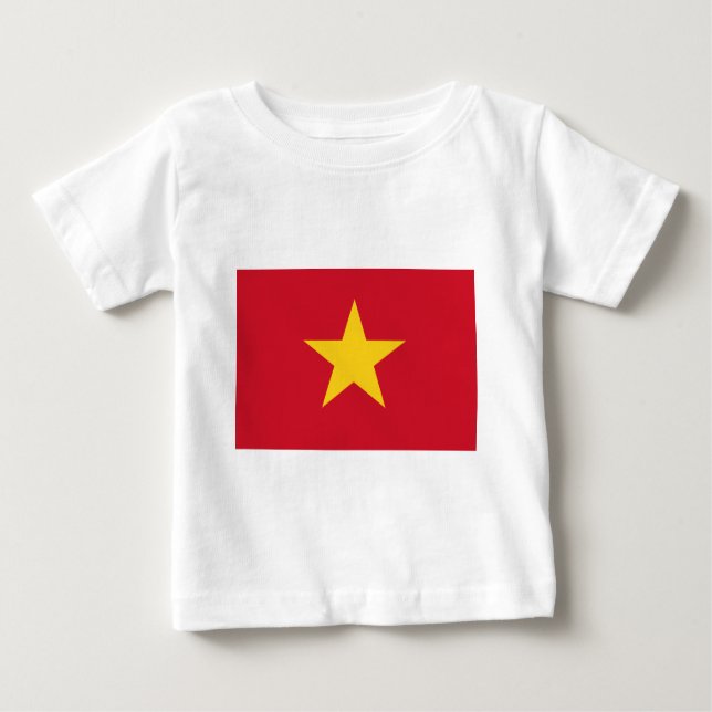 vietnam-Flagge Baby T-shirt (Vorderseite)