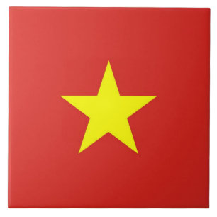 Vietnam-Flagge Fliese