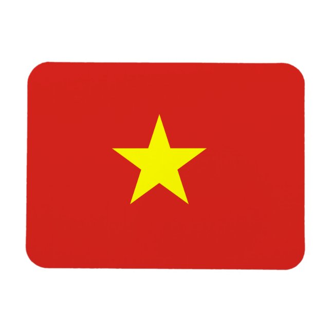Vietnam-Flagge Magnet (Horizontal)