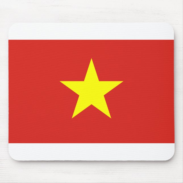 Vietnam-Flagge Mousepad (Vorne)