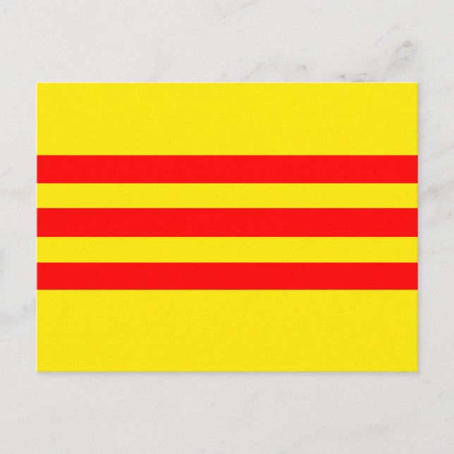 Vietnam-Flagge (neu) Postkarte (Vorderseite)