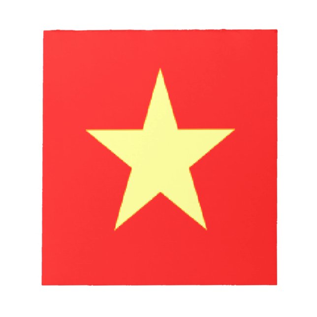 vietnam-Flagge Notizblock (Vorderseite)
