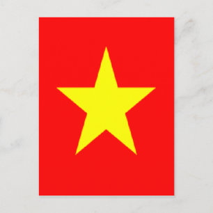 vietnam-Flagge Postkarte