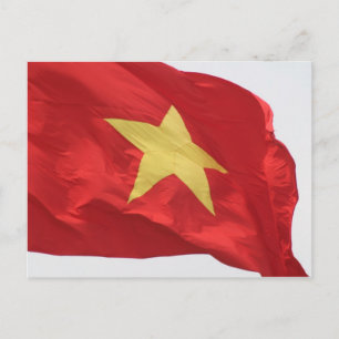 vietnam-Flagge Postkarte