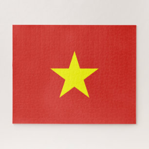 Vietnam-Flagge Puzzle