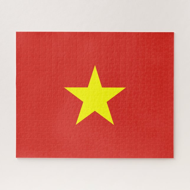 Vietnam-Flagge Puzzle (Horizontal)