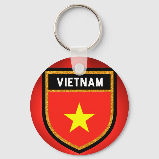 Vietnam-Flagge Schlüsselanhänger (Vorderseite)