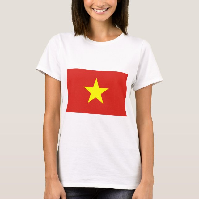 Vietnam-Flagge T-Shirt (Vorderseite)