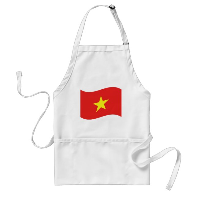 Vietnam-Flaggenwelle Schürze (Vorne)