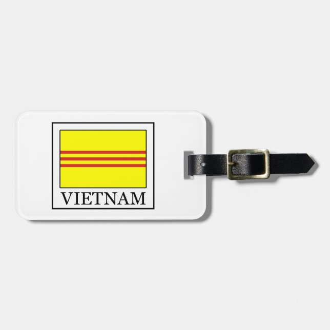 Vietnam Gepäckanhänger (Vorderseite horizontal)