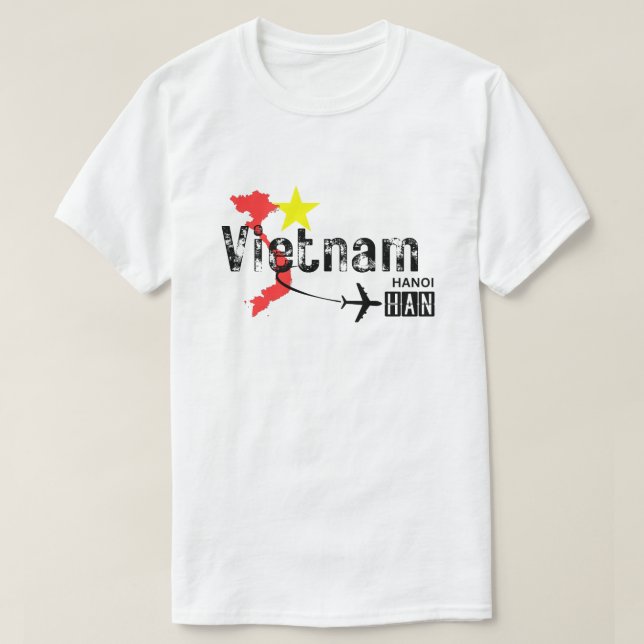 Vietnam Han Airport Code T-Shirt (Design vorne)