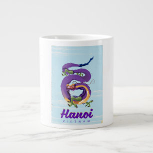 Vietnam Hanoi Vintage-Drachen-Reiseposter Jumbo-Tasse