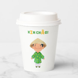 Vietnam Hello Cup - "Xin Chào" Pappbecher
