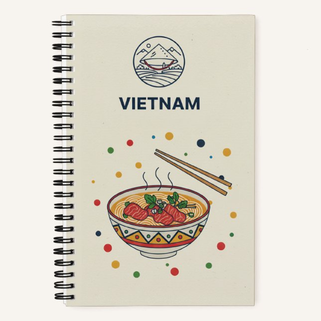 Vietnam Heritage & Culinary Travel Photo Archive Notizbuch (Vorderseite)