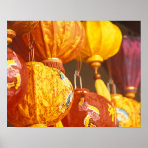 Vietnam, Hoi An Große Laternen, Souvenirs Poster