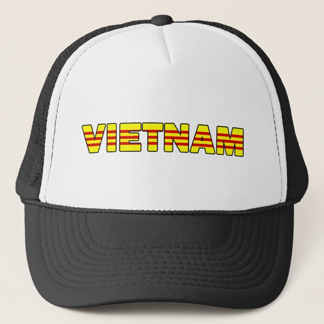 Vietnam-Hut Truckerkappe (Vorderseite)