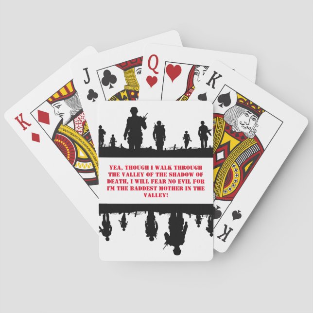 Vietnam - Ich gehe durch das Tal Spielkarten (Rückseite)