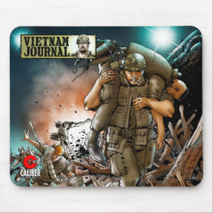 Vietnam Journal verletzte Soldatenmaus Mousepad