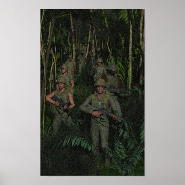 Vietnam: Jungle Patrol Poster (Vorne)