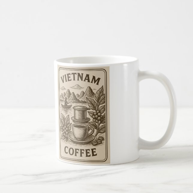 Vietnam Kaffeetasse (Rechts)