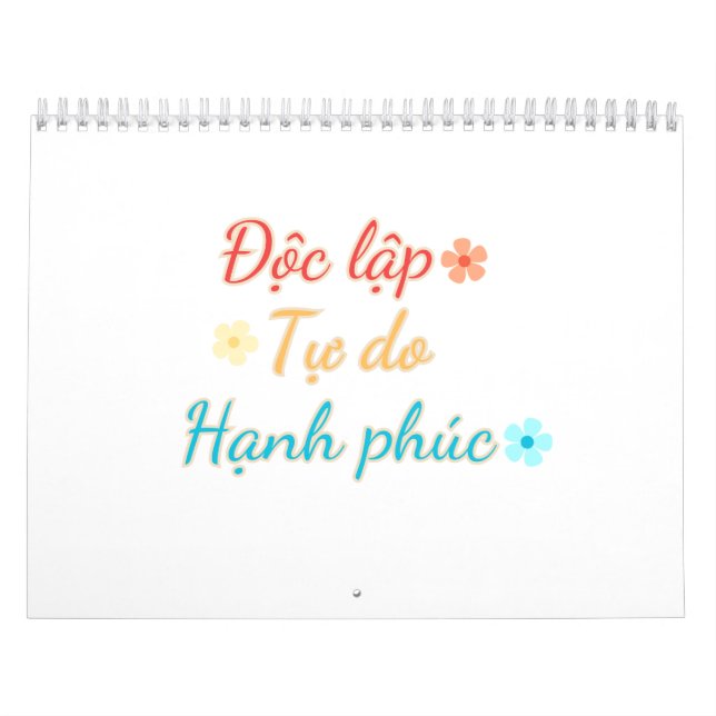 VIETNAM-Kalender - Unabhängigkeit - Glück der Frei Kalender (Titelbild)