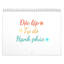 VIETNAM-Kalender - Unabhängigkeit - Glück der Frei