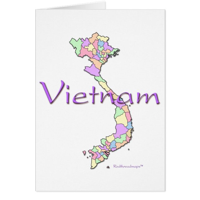 Vietnam-Karte (Vorne)