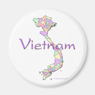 Vietnam-Karte Magnet
