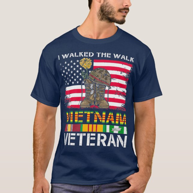 Vietnam Krieg Vietnam Veteranen geben uns Veterane T-Shirt (Vorderseite)