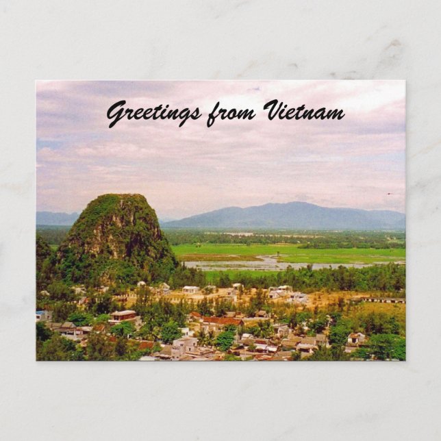 Vietnam Landgrüße Postkarte (Vorderseite)