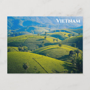 Vietnam Long Coc Teezeremonie auf dem Lande Reisen Postkarte