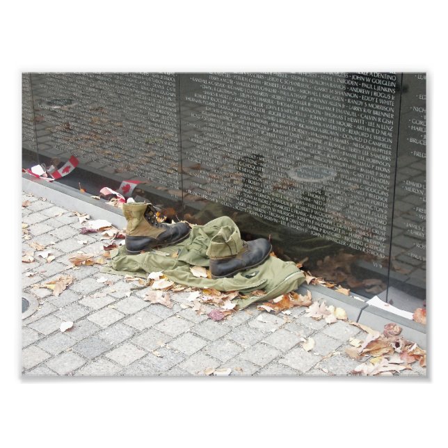 Vietnam-Mauer Fotodruck (Vorne)
