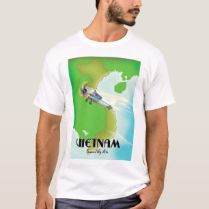 Vietnam nach Air Ferien Druck. T-Shirt