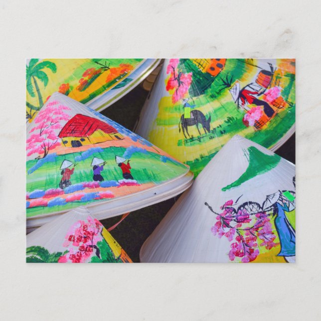 Vietnam Non-La oder Conical Hat Postkarte (Vorderseite)
