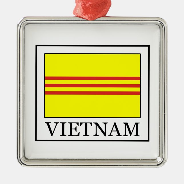 Vietnam Ornament Aus Metall (Vorne)