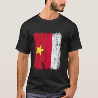 Vietnam Polen Halbflagge Vietnamesisch Polnische A T-Shirt