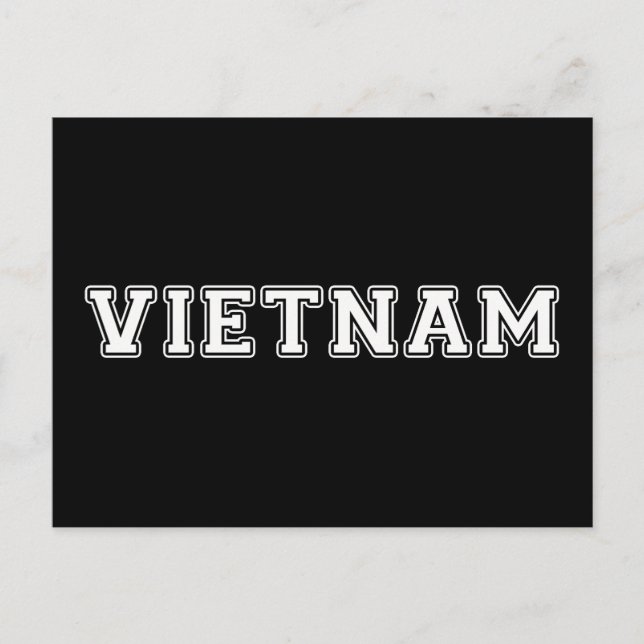 Vietnam Postkarte (Vorderseite)