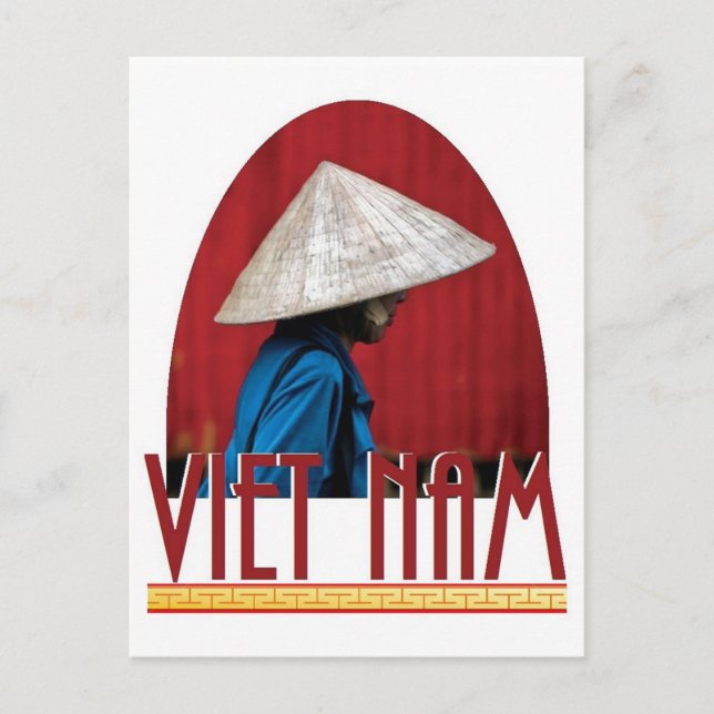VIETNAM POSTKARTE (Vorderseite)
