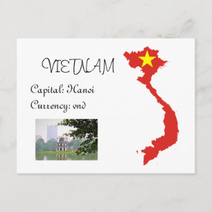 Vietnam Postkarte