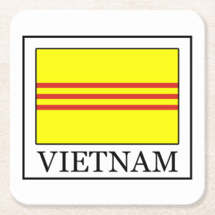 Vietnam Rechteckiger Pappuntersetzer