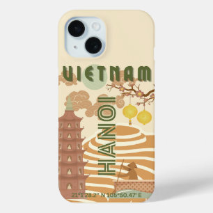 Vietnam Reise Kunst, Vintage Case-Mate iPhone Hülle