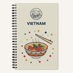 Vietnam Reise- und Kulinarik-Fotoarchiv Notizbuch