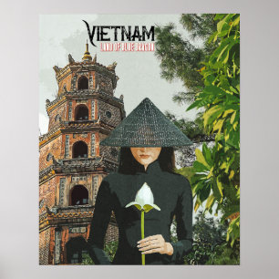 Vietnam Reise Urlaub Poster