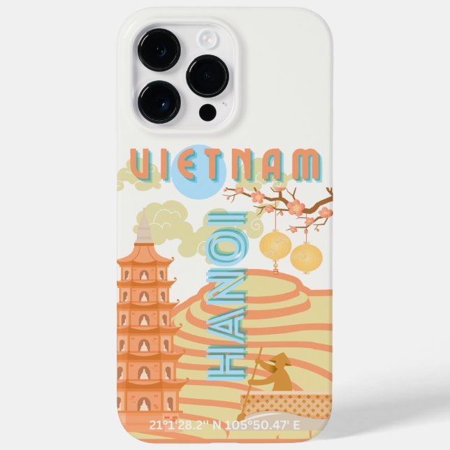 Vietnam Reisekunst Case-Mate iPhone Hülle (Rückseite)