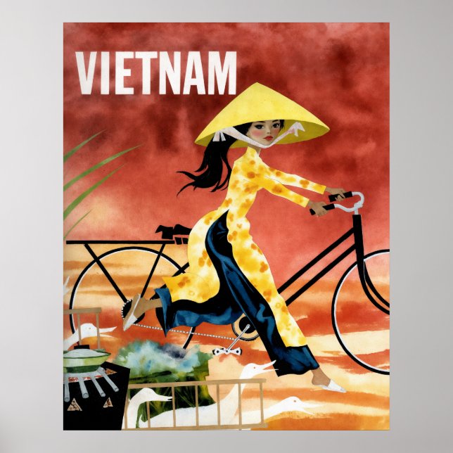 Vietnam-Reiseplakat  Poster (Vorne)