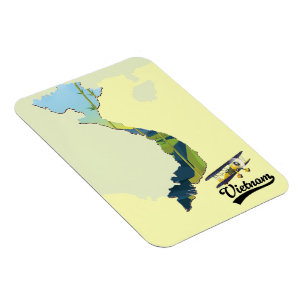 Vietnam Reiseplan Magnet