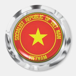 Vietnam-Runde Magnet