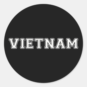 Vietnam Runder Aufkleber